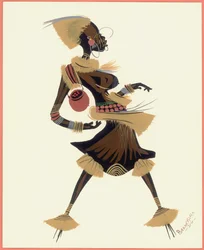 Wasserkrug-Frau, 2010